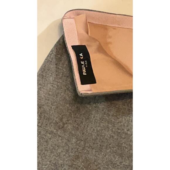 PAULE KA Paris Gray Wool Skirt ~ Sz: S ~ "sample ~   NEW - Picture 4 of 5